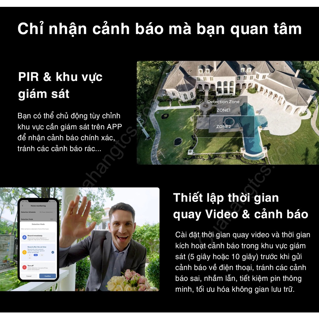 Chuông cửa tích hợp camera XM IMILAB quốc tế 2.5k