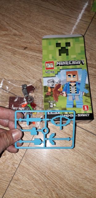 Lắp ráp 1 hộp LegoMineCraff My Word 2 trong 1 0184E