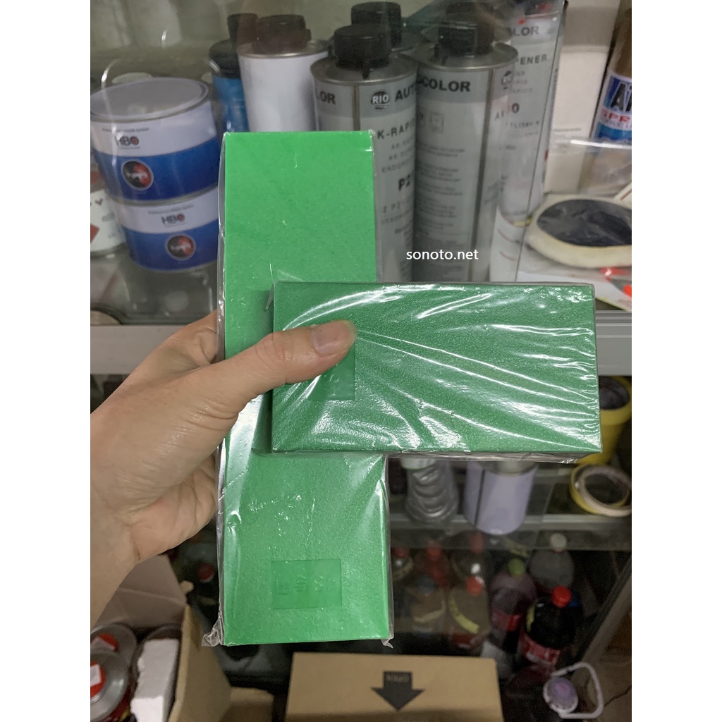 Khối chà nhám  thanh xả hình chữ nhật chuyên dụng ngành sơn xe
