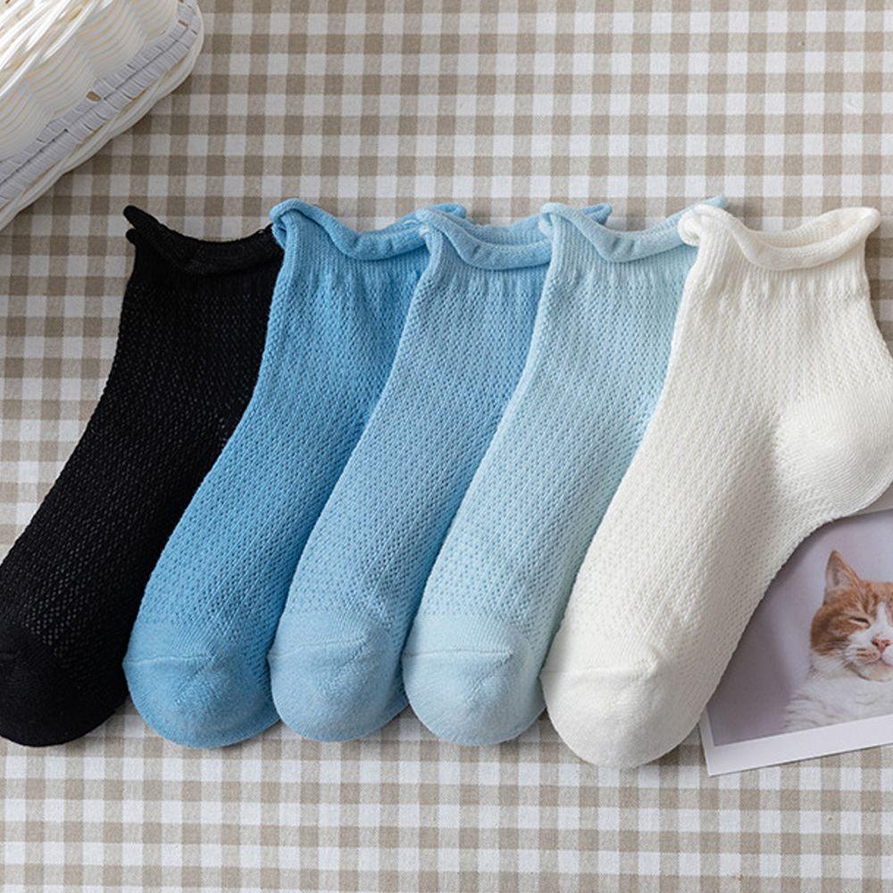 Đôi Vớ Chân Phối Lưới Phong Cách Harajuku Thời Trang Cho Nữ