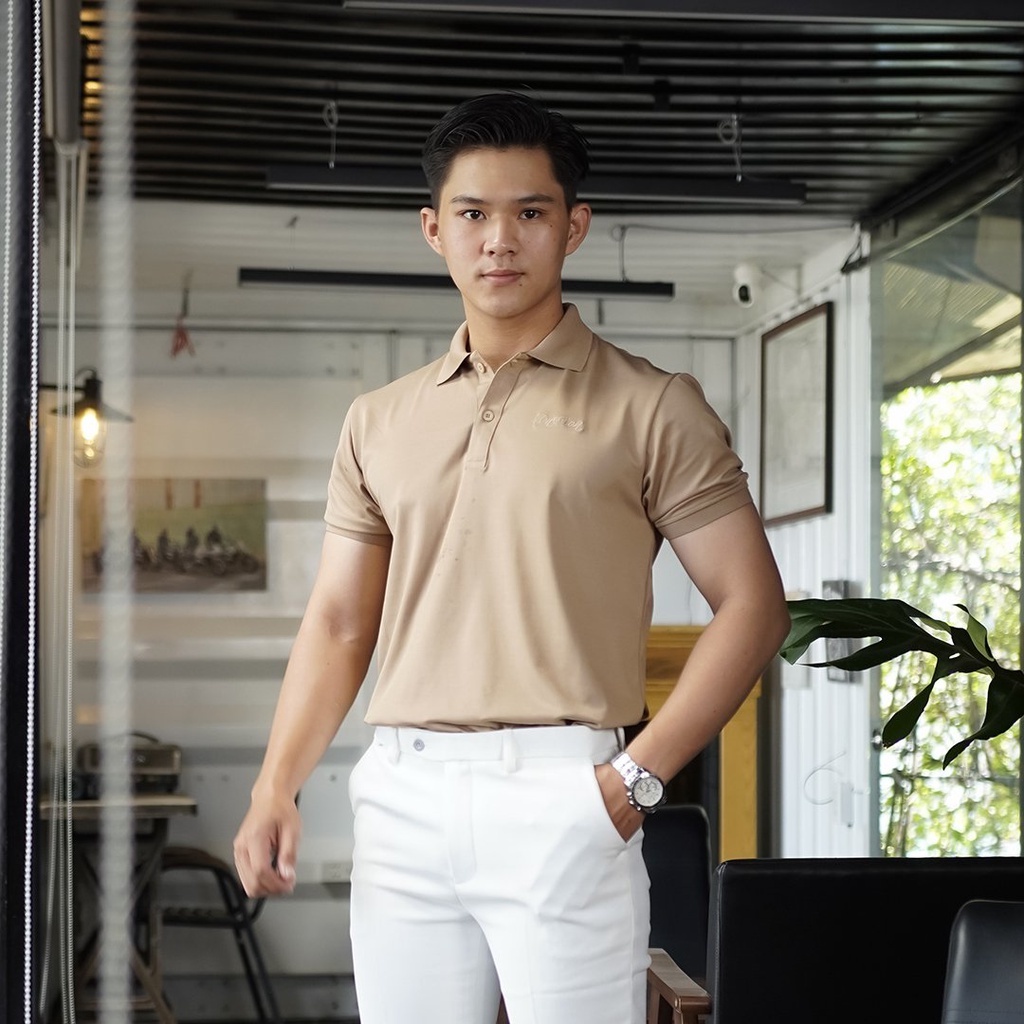 Áo thun nam POLO trơn vải cá sấu cao cấp ngắn tay - POLO PASS BASIC