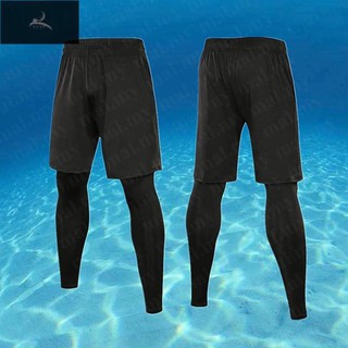Bộ Đồ Bơi 2 Mảnh + Quần Short Màu Đen056X.My84221396 Cho Nam ་ *