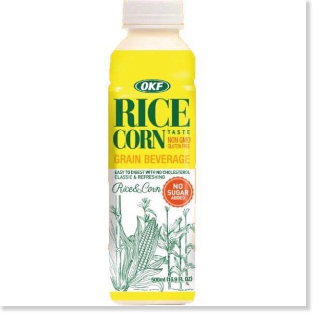 [Ko đường] Sữa Bắp Hàn Quốc OKF Rice Oat 500ml - Sữa Gạo Bắp Hàn Quốc