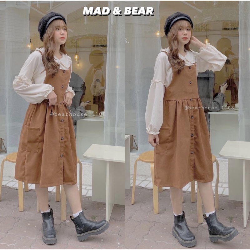 🌿 Set yếm tiểu thư Vintage 💚