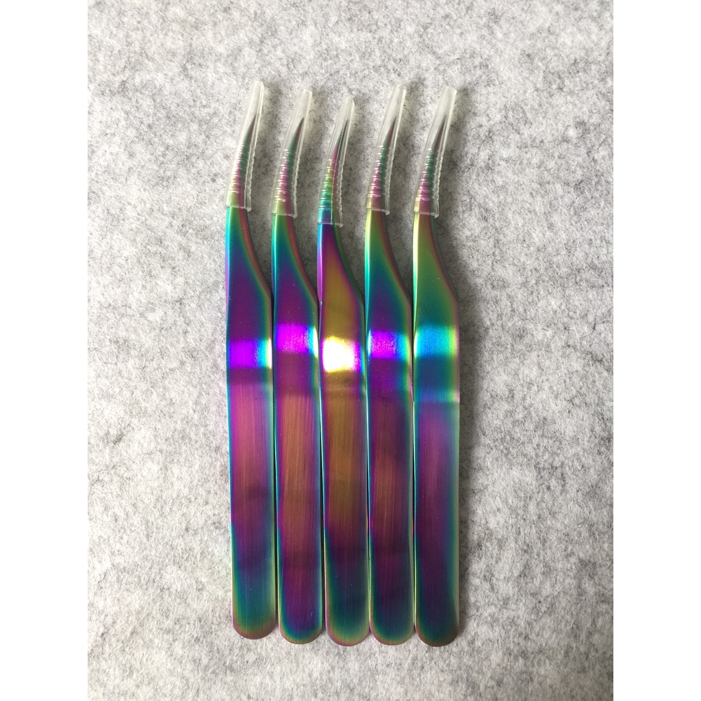 NHÍP NỐI MI 45 độ CLASIC 7 MÀU - DỤNG CỤ NỐI MI Huy Hoàng Mi