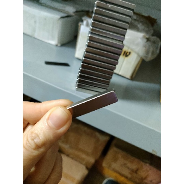 Nam châm 40*10*5mm hít siêu mạnh nam châm trắng hình chữ nhật