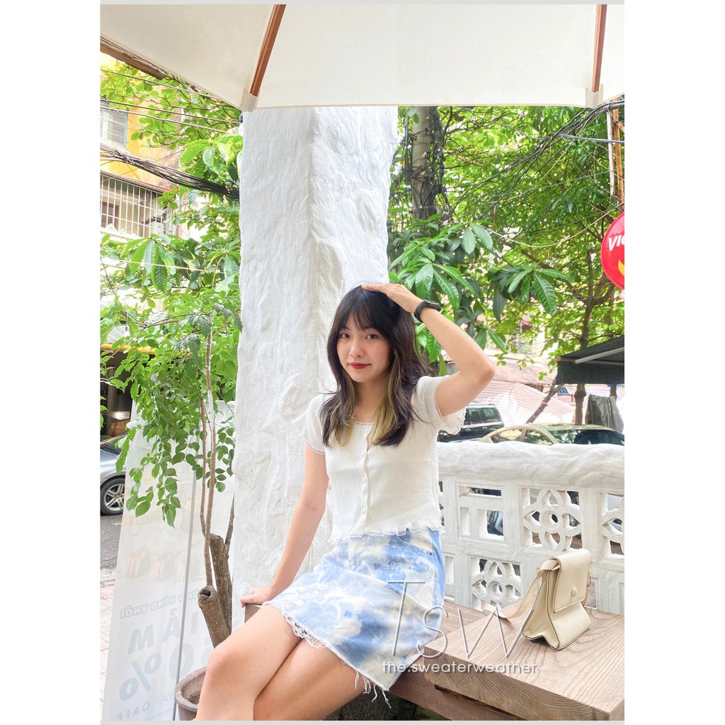 Chân váy ngắn loang màu (Ảnh thật) | BigBuy360 - bigbuy360.vn