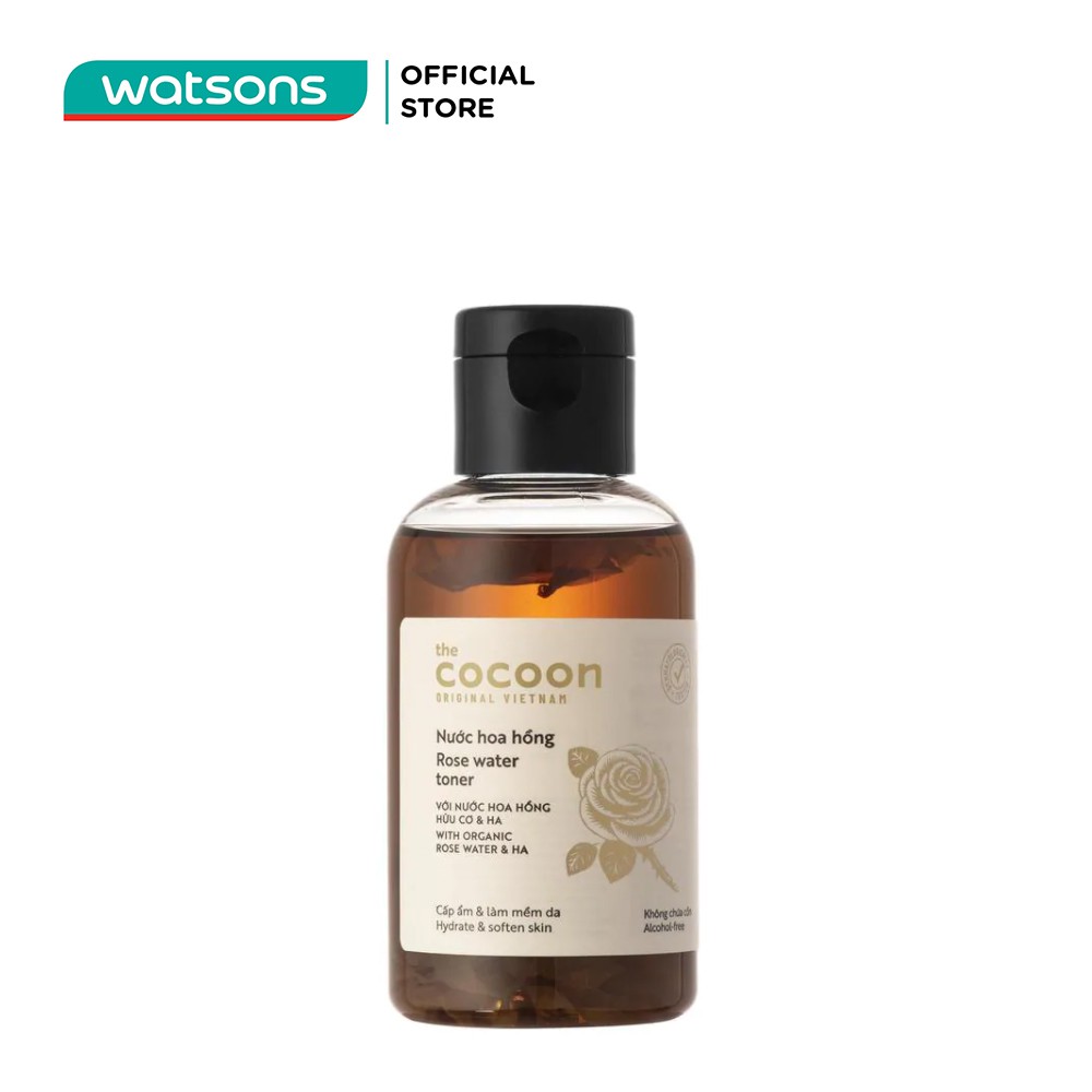 [Mã FMCGMALL -8% đơn 250K] Nước Hoa Hồng Cocoon Rose Water Toner Cấp Ẩm Và Làm Mềm Da 140ml