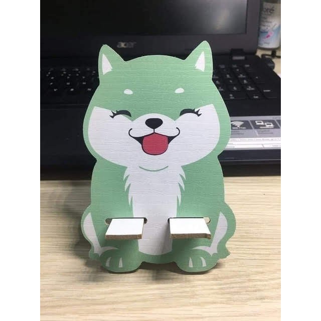 Giá đở điện thoại gỗ hình thú | BigBuy360 - bigbuy360.vn