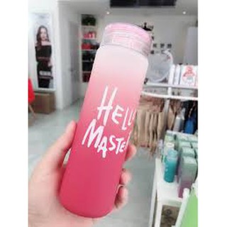 Bình Nước Thủy Tinh Hello Master 480 ml