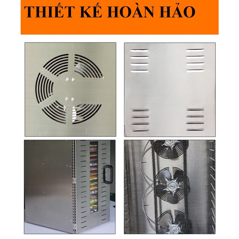 Máy sấy thực phẩm 8 khay XY-8-Phiên bản điện tử dễ sử dụng-Bảo hành 1 năm