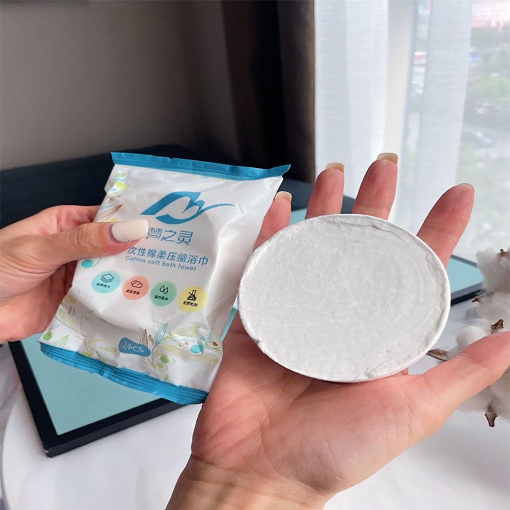 Khăn Tắm Nén Dày Dặn Khô Nhanh Dùng Một Lần 70x140cm