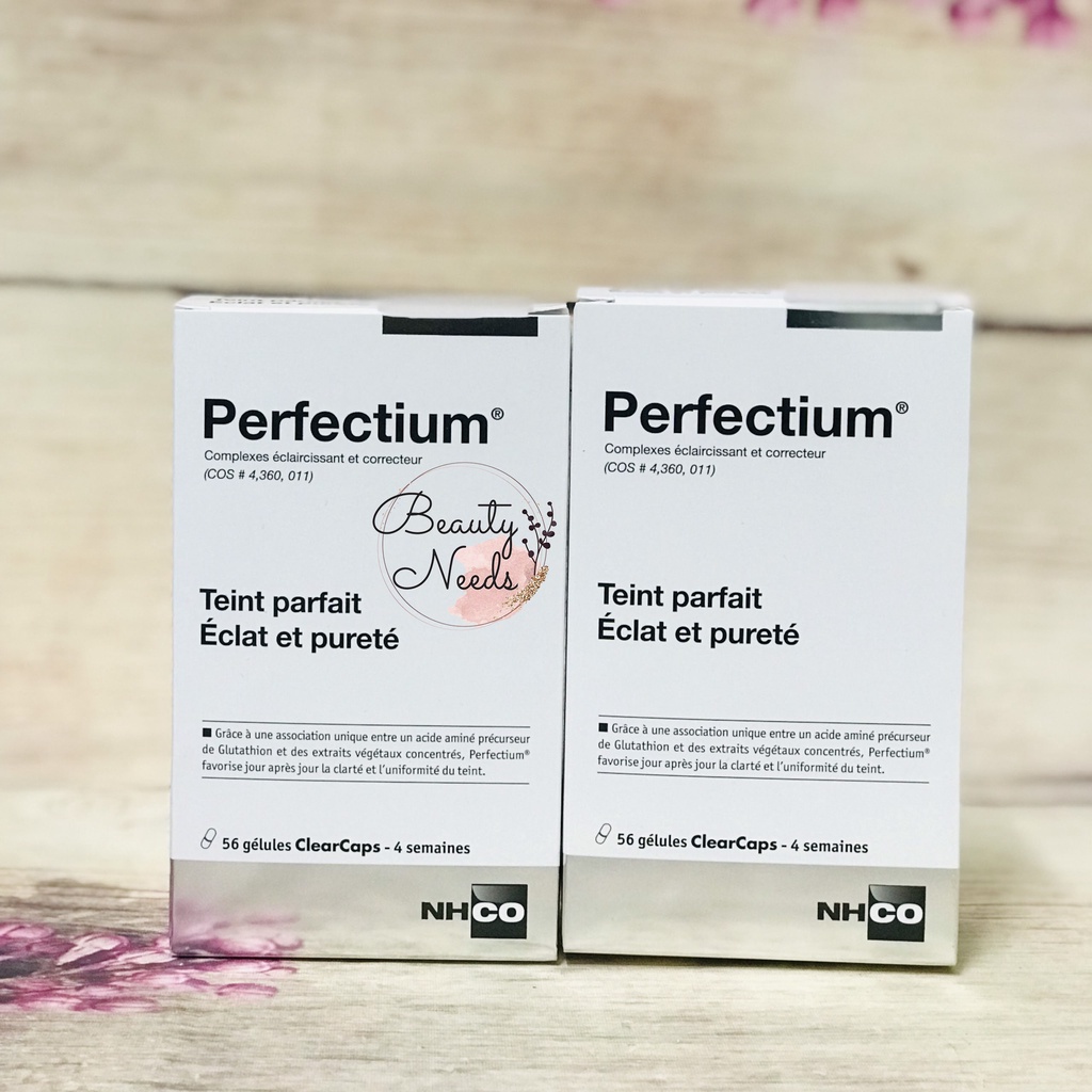Viên uống trắng da NHCO - Perfectium mờ thâm, giảm tàn nhang hàng Pháp