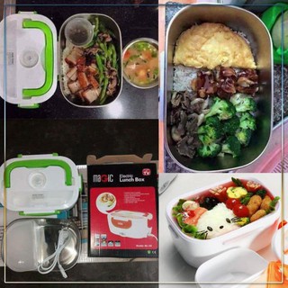 Hộp cơm điện hâm nóng Magic Bullet,cạp lồng nhiều ngăn tiên dụng