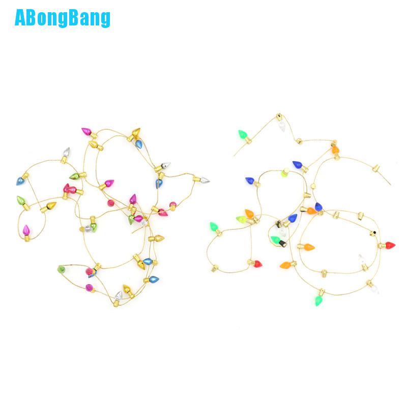 Dây đèn LED dài 1m nhiều màu trang trí nhà búp bê