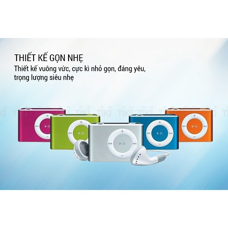 Máy Mp3 Vỏ Nhôm Cắm Thẻ Vuông