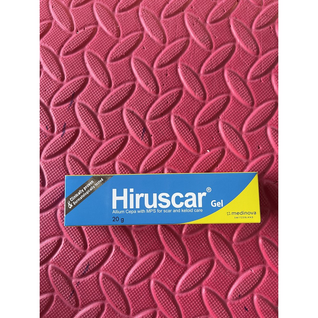 HIRUSCAR GEL 20G . Kem bôi SẸO LÕM , SẸO LỒI DO PHẪU THUẬT