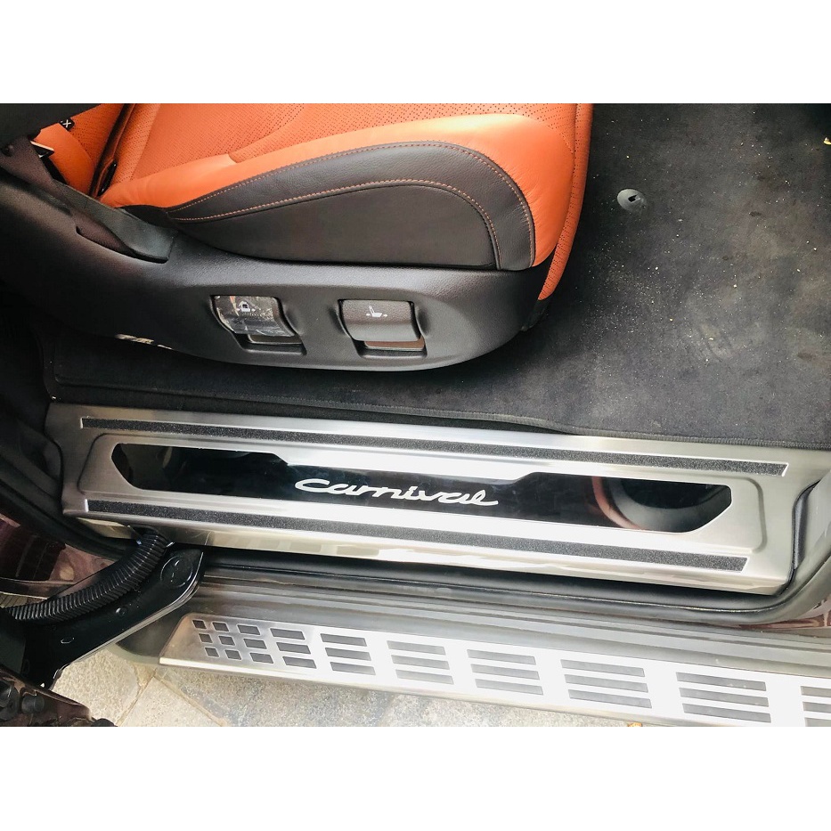 Ốp Bậc Cửa, Nẹp Bước Chân Trong Ngoài KIA CARNIVAL 2021 2022 2023