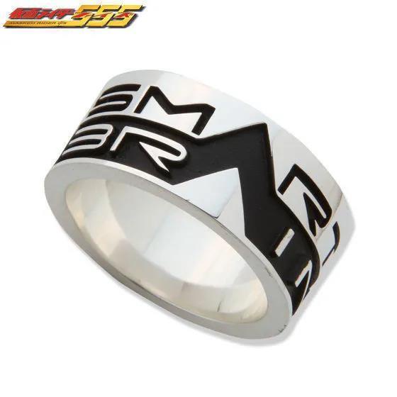﹉Nhẫn Bạc Họa Tiết Kamen Rider 555 Mở Độc Đáo Cá Tính Cho Học Sinh