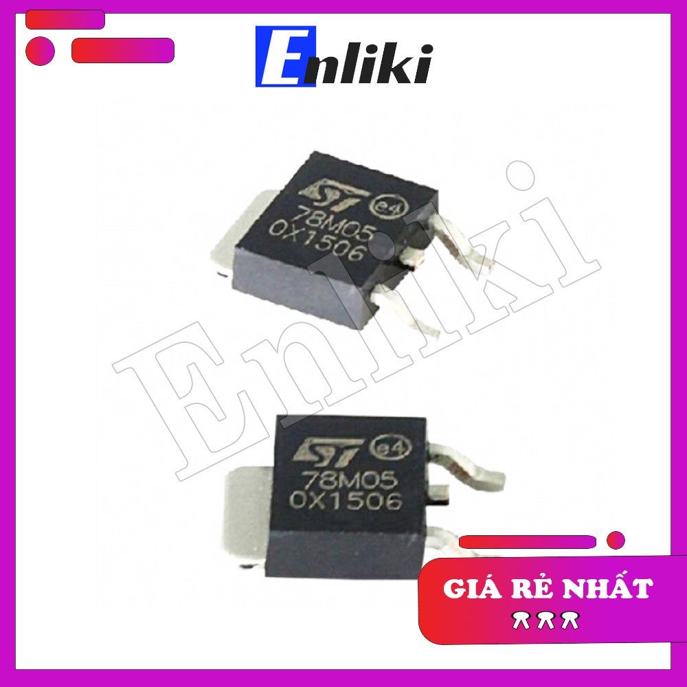 78M05 IC Nguồn 5v 0.5a kiểu chân TO252