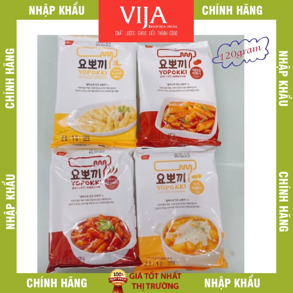 BÁNH GẠO ĂN LIỀN TOKBOKKI YOPOKKI HÀN QUỐC - 140G