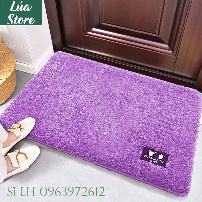 Thảm Lông Lau Chân, Thảm Lông Chùi Chân Siêu Mềm Mịn Thấm Nước An Toàn Với Da