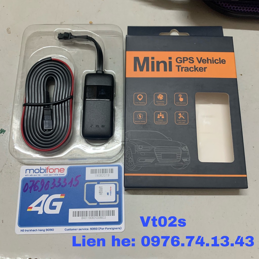 [Protrack Gps] Định vị xe máy_ô tô Protrack VT02s chính hãng - Chính xác tuyệt đối - Kèm sim 4G - Hàng chính hãng