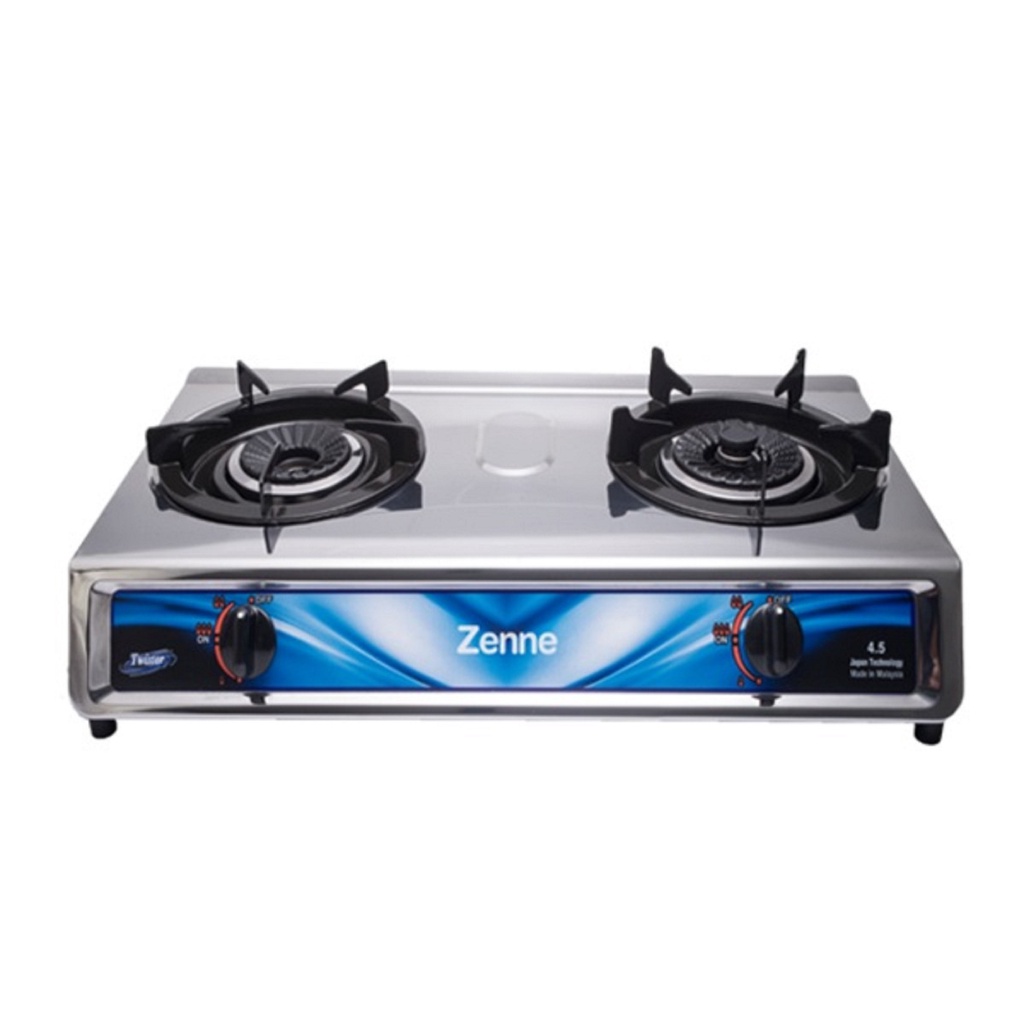 Bếp gas siêu bền Zenne KGS-301C , xuất xứ Malaysia - thương hiệu của Panasonic, có hâm, lửa cực to mạnh - Alo Bếp xinh