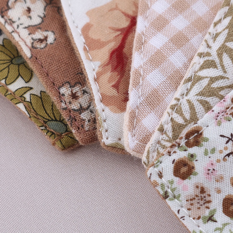 Yếm Ăn Chất Liệu Cotton Mềm Mại Thấm Hút Tốt Hai Mặt Dành Cho Em Bé