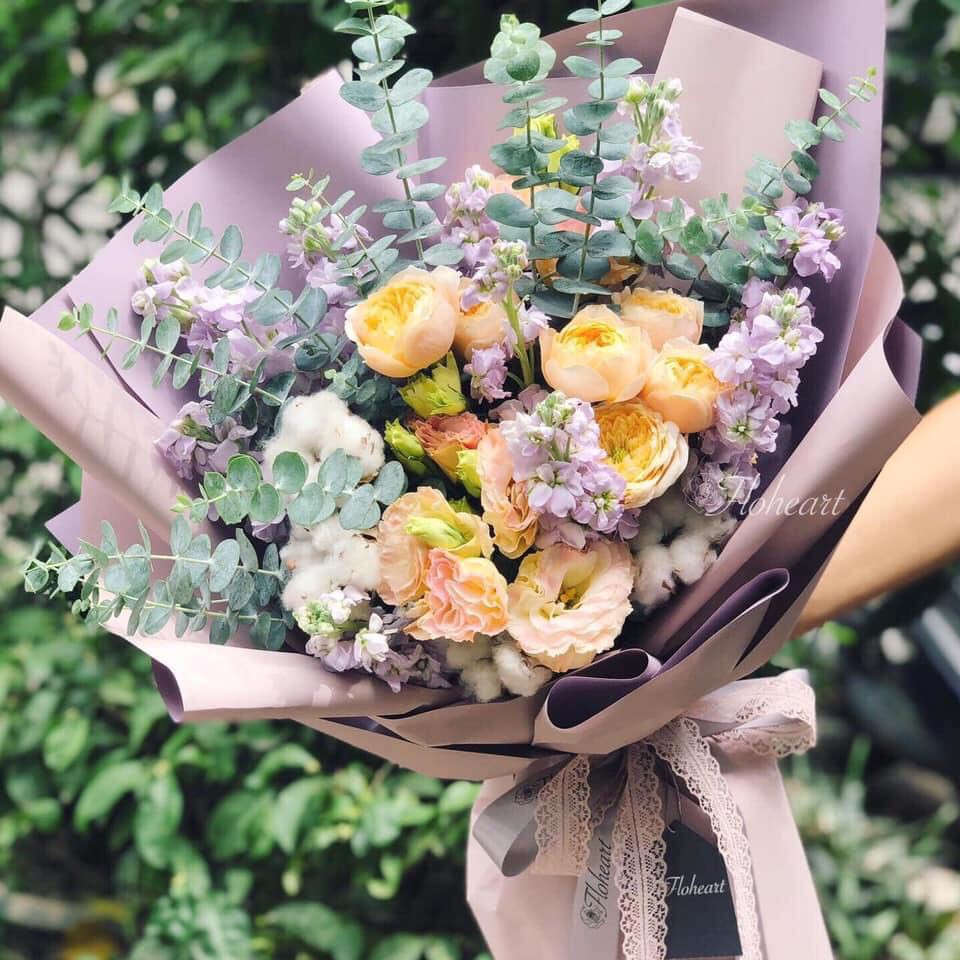 Giấy gói hoa 2 mặt trơn