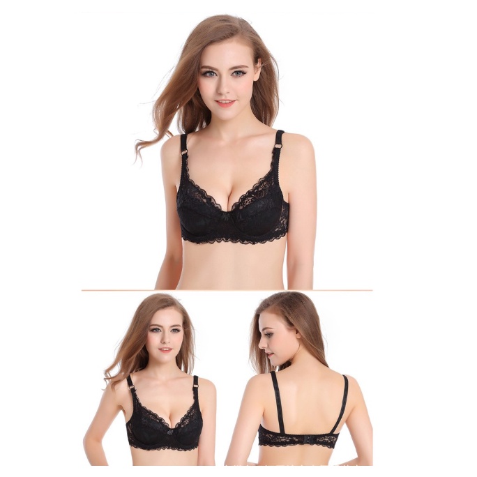 Áo ngực có gọng cao cấp phối ren đệm mút mỏng Sexy hàng Thái lan cao cấp AOLOT08