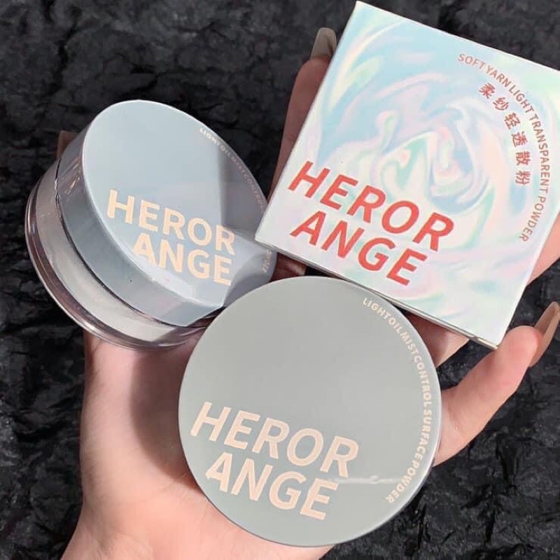 Phấn phủ Herorange kiềm dầu, chống nước, bám lâu 12gam