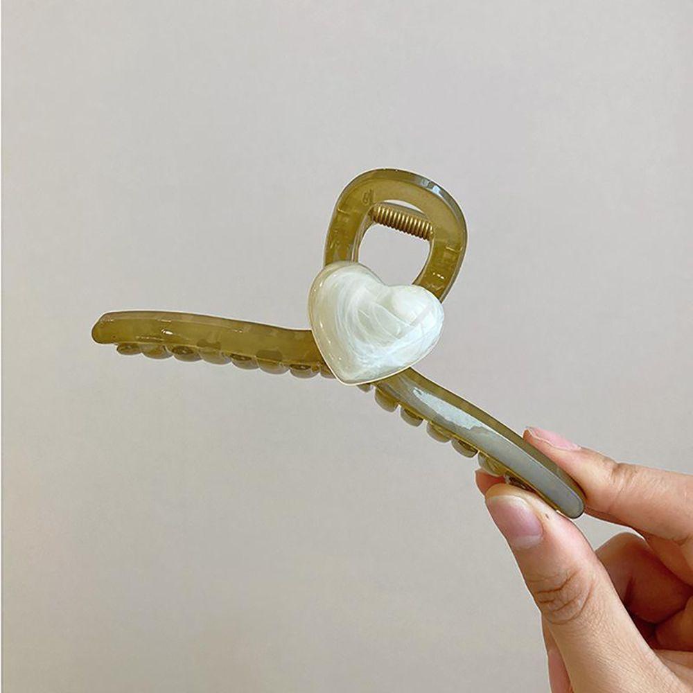 Kẹp Tóc Hình Trái Tim Phong Cách Hàn Quốc Thanh Lịch Dành Cho Nữ