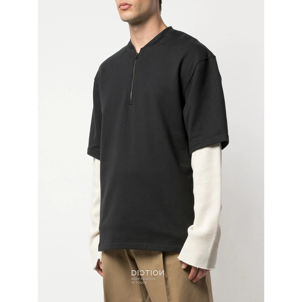 FEAR OF GOD FOG Tide Europe and America Sixth Season Main Line Half Hall High Street Henry Tshirt Short Sleeve Collar