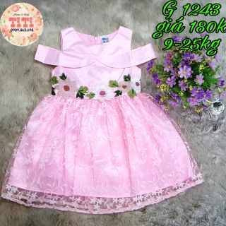 Đầm công chúa ren hoa