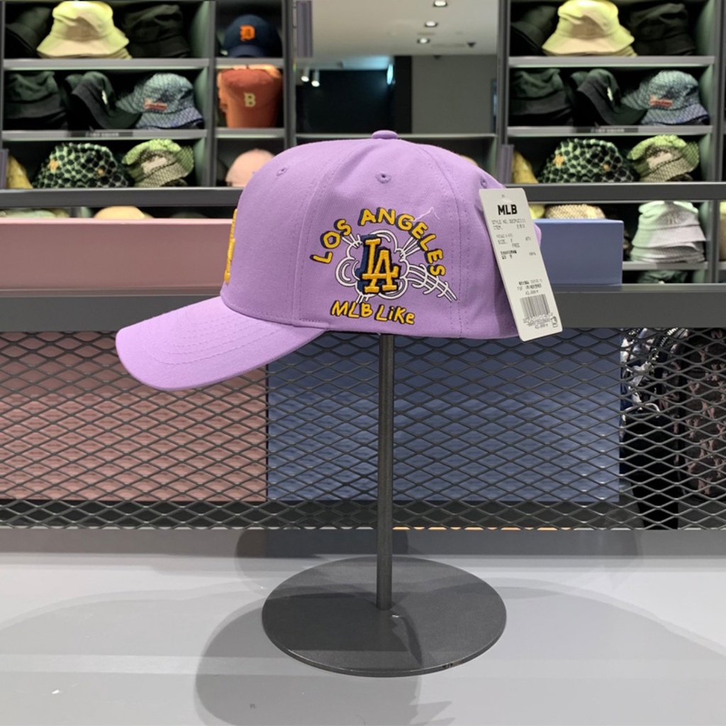 Mũ lưỡi trai MLB phối hiphop thời trang cao cấp unisex freesize