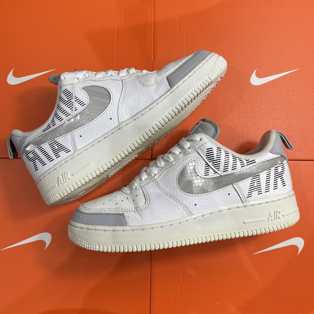 Giày 2hand Nike Air Force 1 Low Under Construction White BQ4421 100 - Giày Cũ Sài Gòn 373