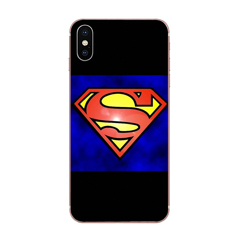 Ốp Điện Thoại Pc Mỏng In Logo Superman / Batman Cho Samsung Galaxy J3 J5 J6 J7 Note 8 S6 S7 S8 S9 S10 Edge Plus 2016 2017 2018