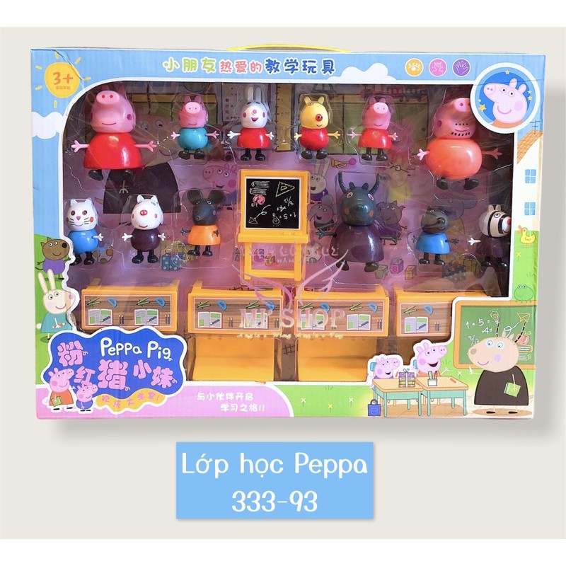 Heo Peppa Ngôi nhà , Nhà bếp , lớp học , xe kem , lâu đài , micro ...