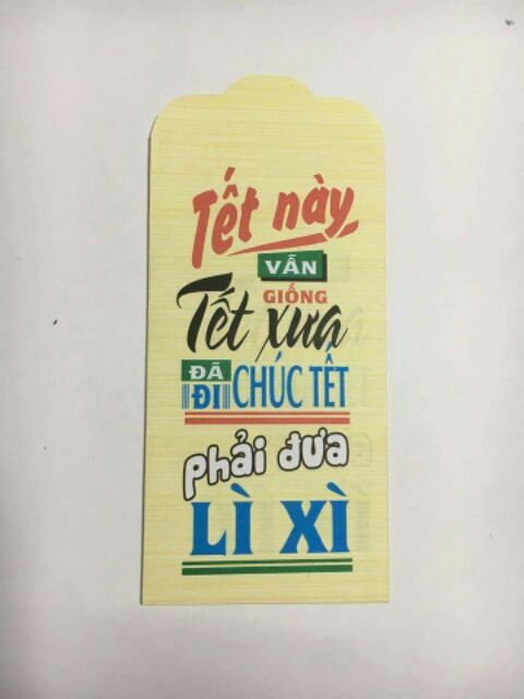 Com bo 100 bao Lì xì tết 2019 ,