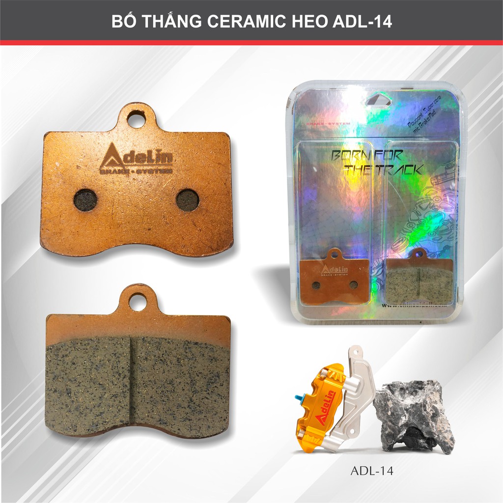 Bố Thắng (Má Phanh) Ceramic cho Heo Adelin 14 - Hàng Chính Hãng Cao Cấp