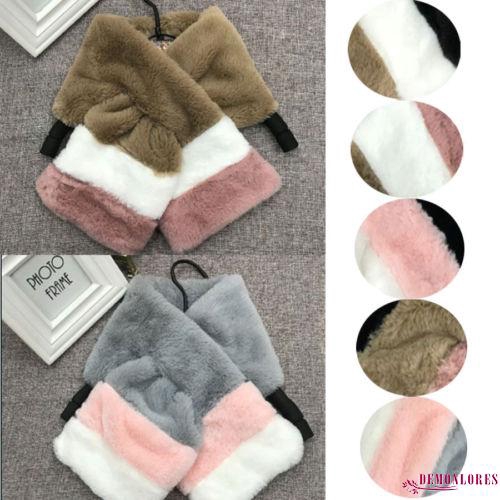 Khăn quàng cổ đính lông mềm thời trang