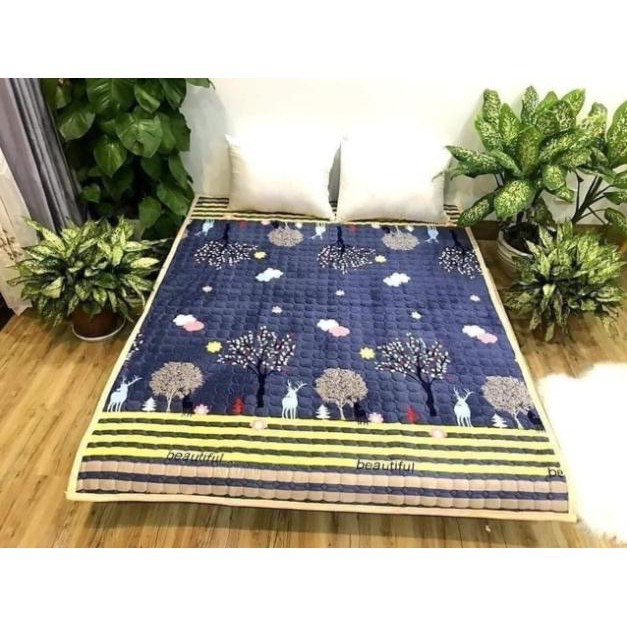 Thảm trải giường , trải sàn lông cừu 3 lớp có lót chống trươt  cao cấp