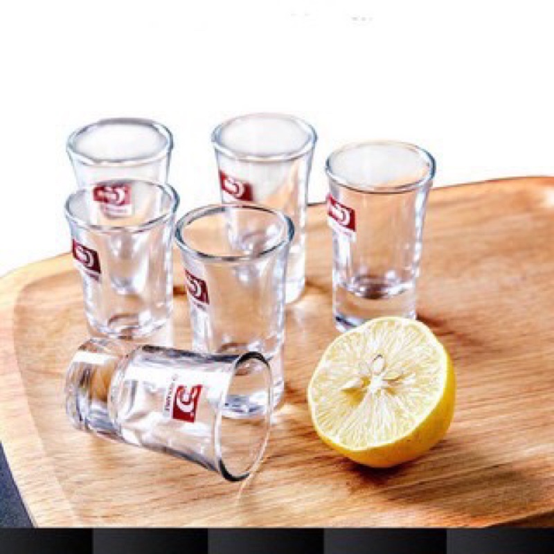 Ly Thuỷ Tinh Nhỏ Dáng Ly Rượu Shot 20 Ml Deli trong suốt cao cấp hộp 6 chiếc