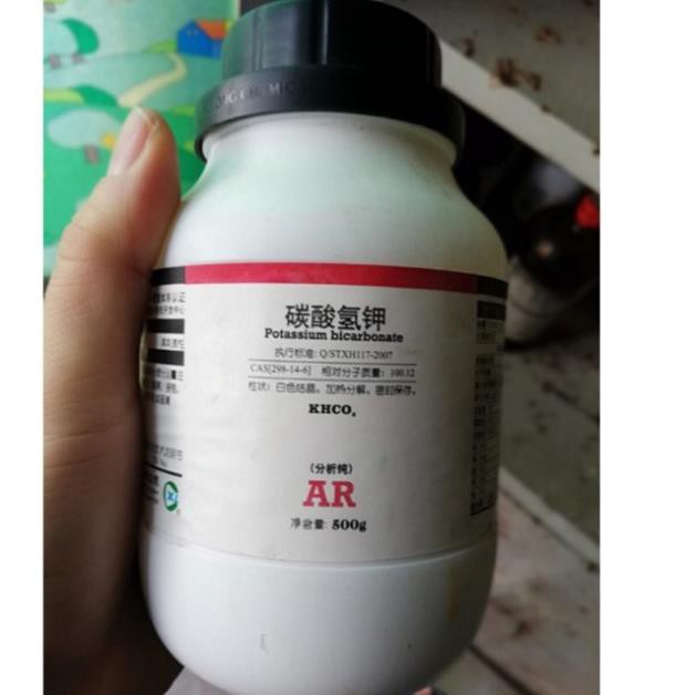KHCO3 potassium bicarbonate kali hidrocacbonat Xylong lọ 500g 298-14-6