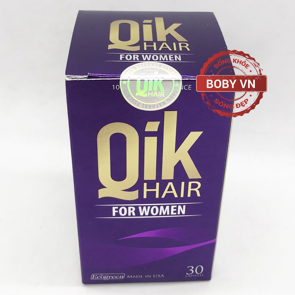 QIK (FOR WOMEN) - Cải thiện tình trạng rụng tóc, kích thích mọc tóc cho nữ giới