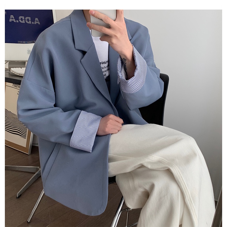 Áo Blazer nam hot trend, Áo khoác nam mặc ngoài thời trang Hàn Quốc
