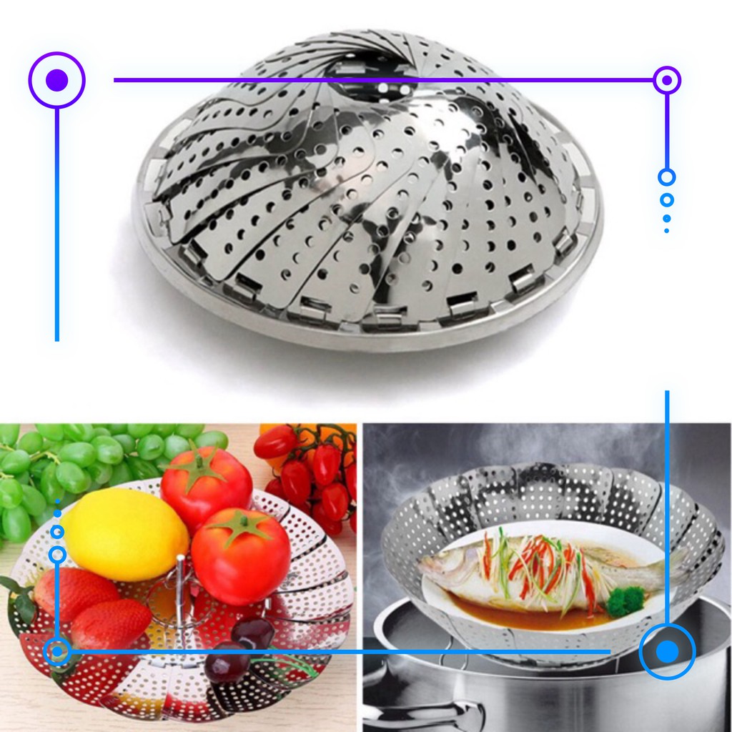 Vỉ hấp inox đa năng