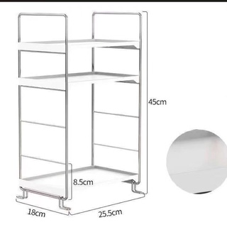 Kệ inox đựng đồ đa năng, kệ kim loại đựng mỹ phẩm thiết kế sang trọng - Décor nhà Sò