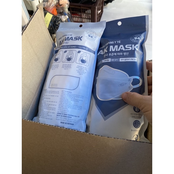 Combo 10 cái khẩu trang 4D không van